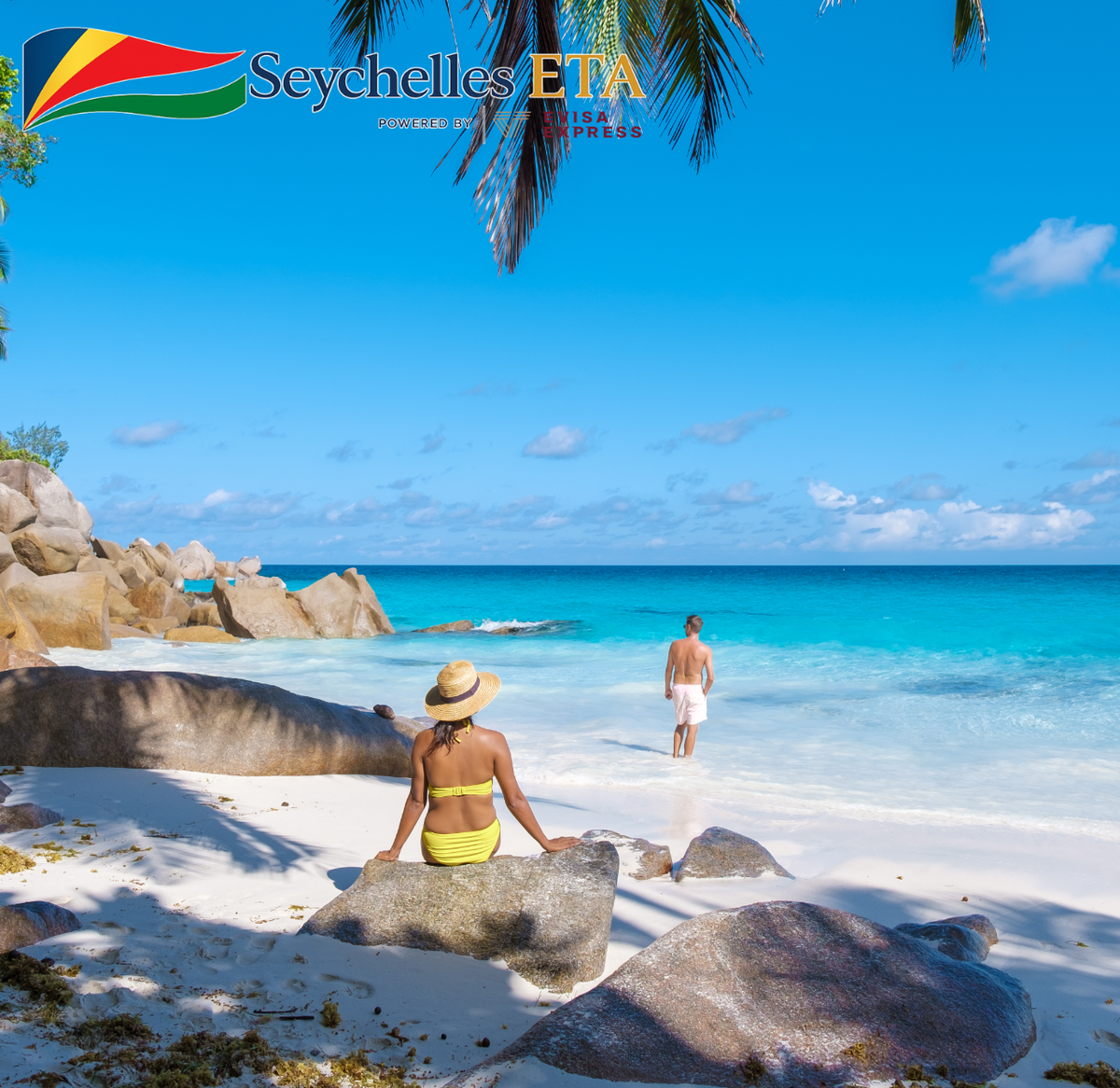 Seychelles — praia paradisíaca, água turquesa